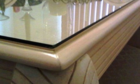 glass table top cut to size